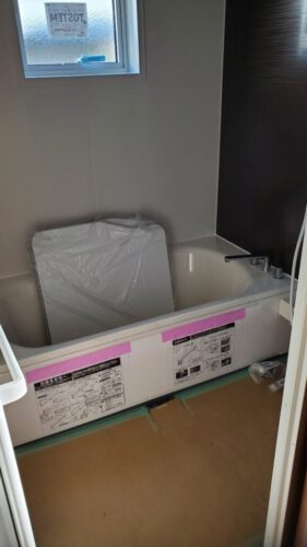 鶴田町リフォーム工事🏠️ユニット組立が完了しました。
